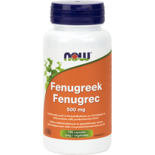 Picture of NOW FENUGREEK, 500MG    - VEGETABLE CAPSULES 100S